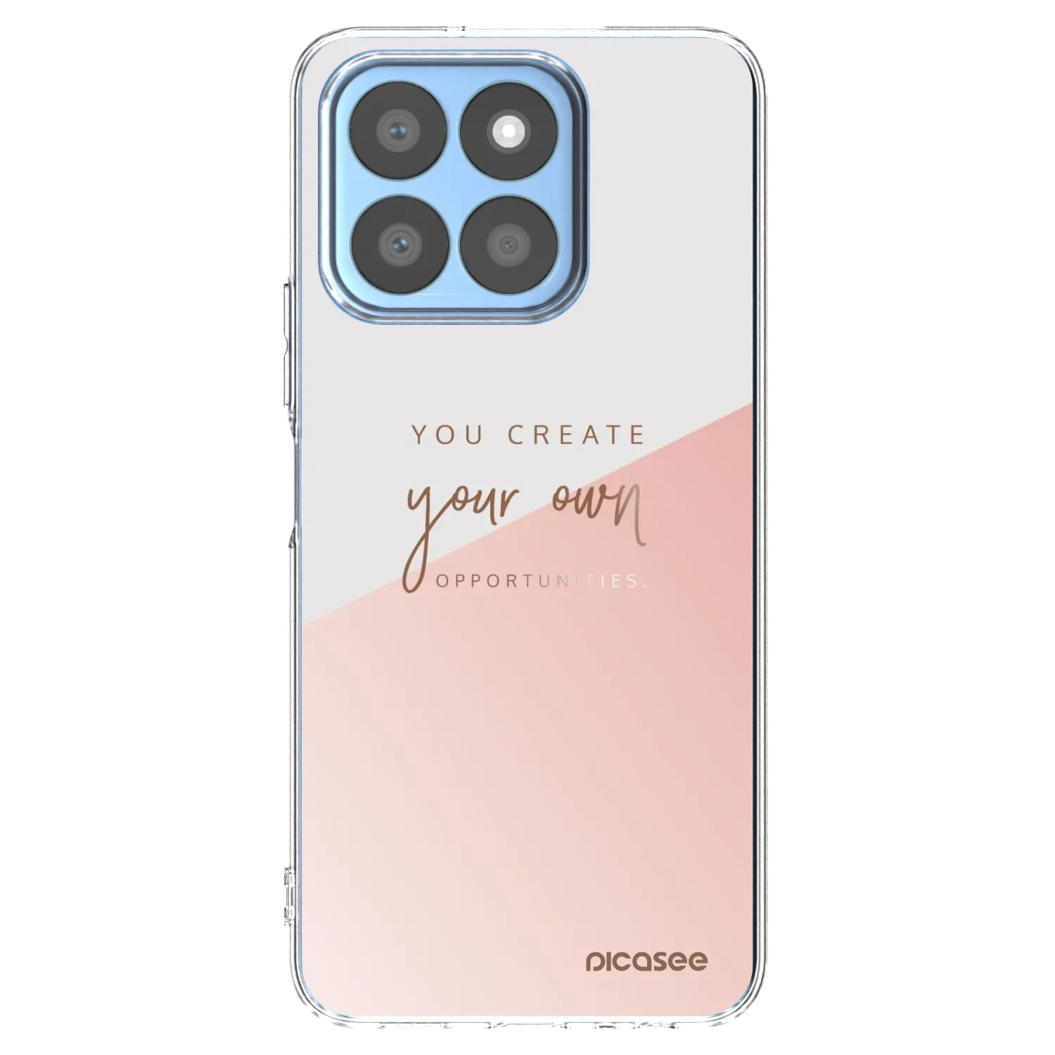Picasee átlátszó szilikon tok az alábbi mobiltelefonokra Honor X8b - You create your own opportunities