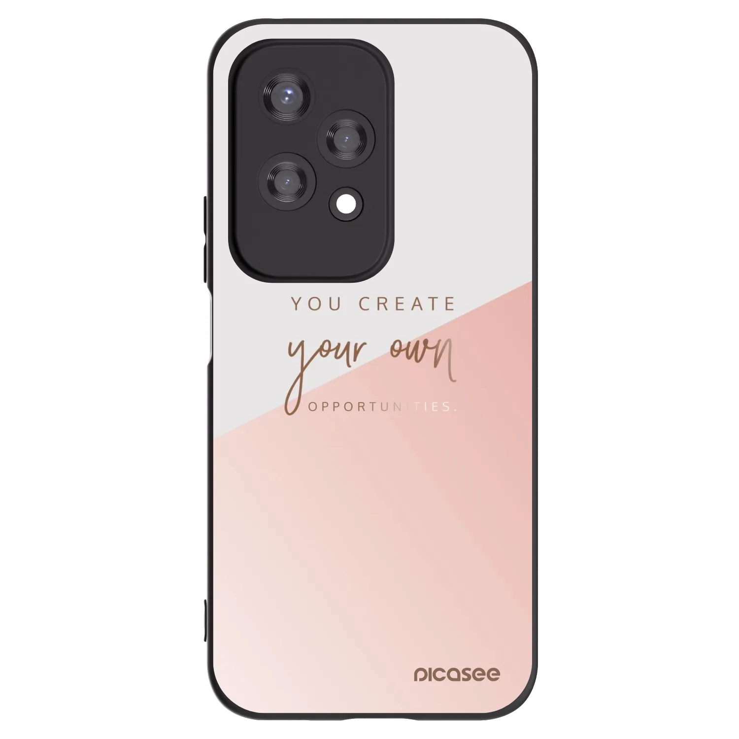 Picasee fekete szilikon tok az alábbi mobiltelefonokra Honor 200 Lite - You create your own opportunities