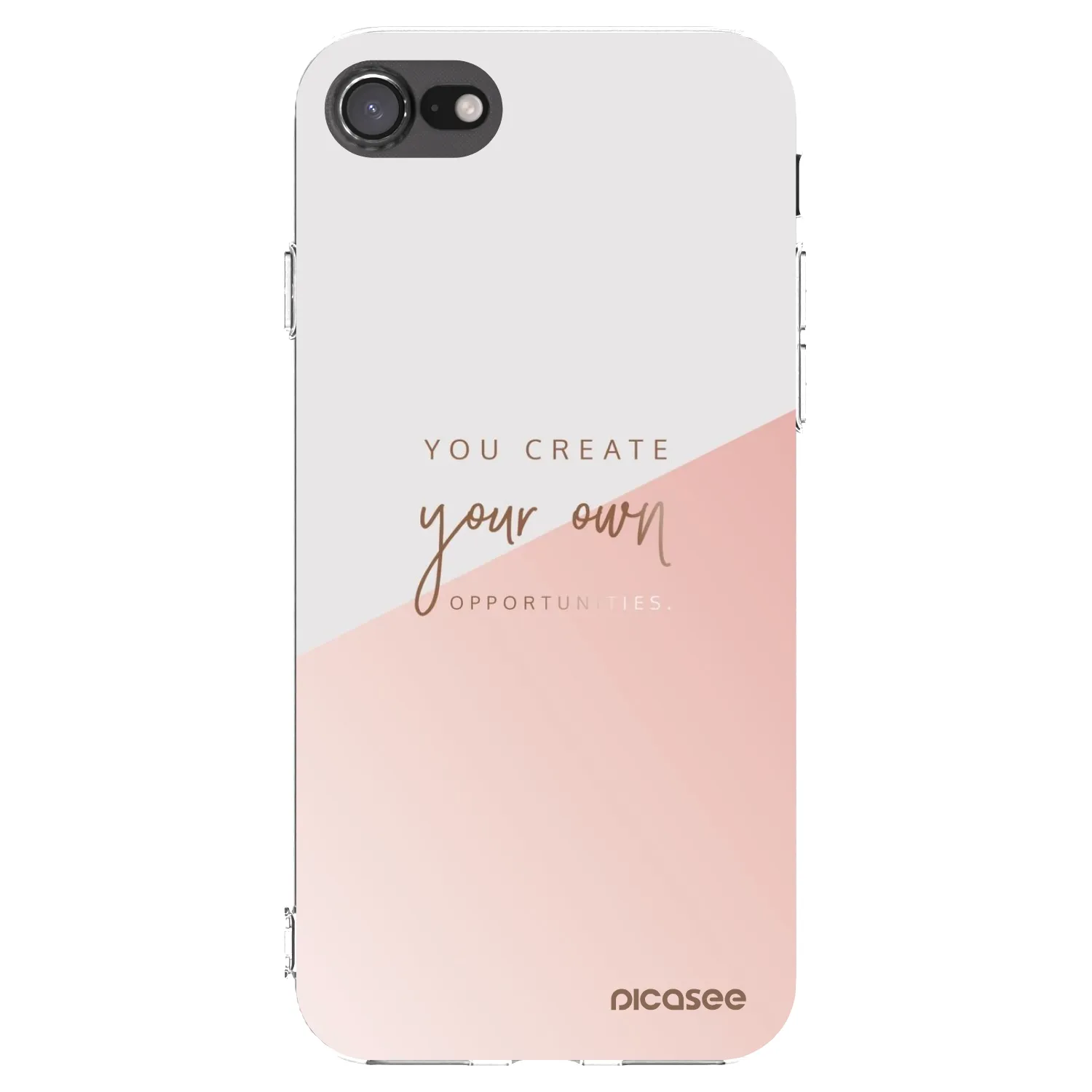 Picasee átlátszó szilikon tok az alábbi mobiltelefonokra Apple iPhone 7 - You create your own opportunities
