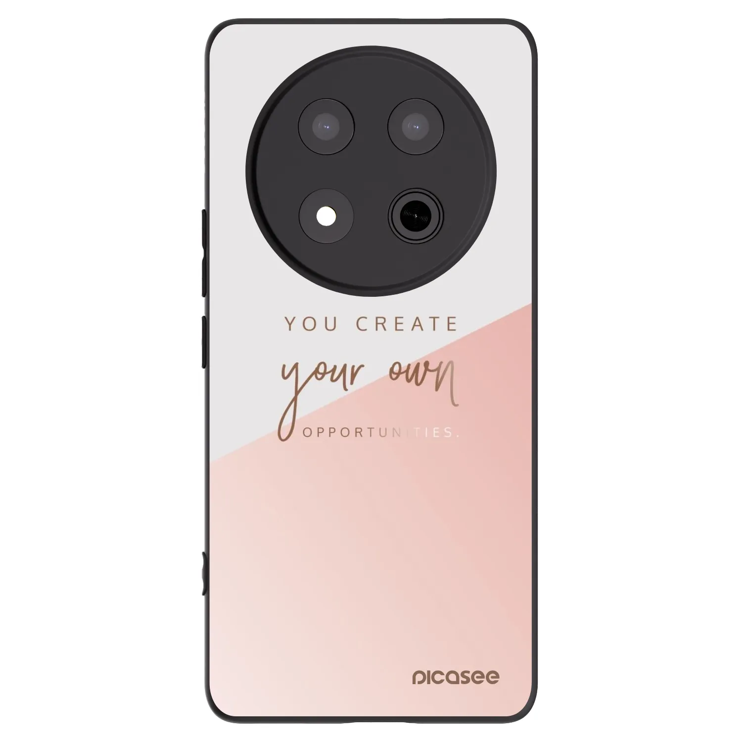 Picasee fekete szilikon tok az alábbi mobiltelefonokra Honor Magic7 Lite 5G - You create your own opportunities