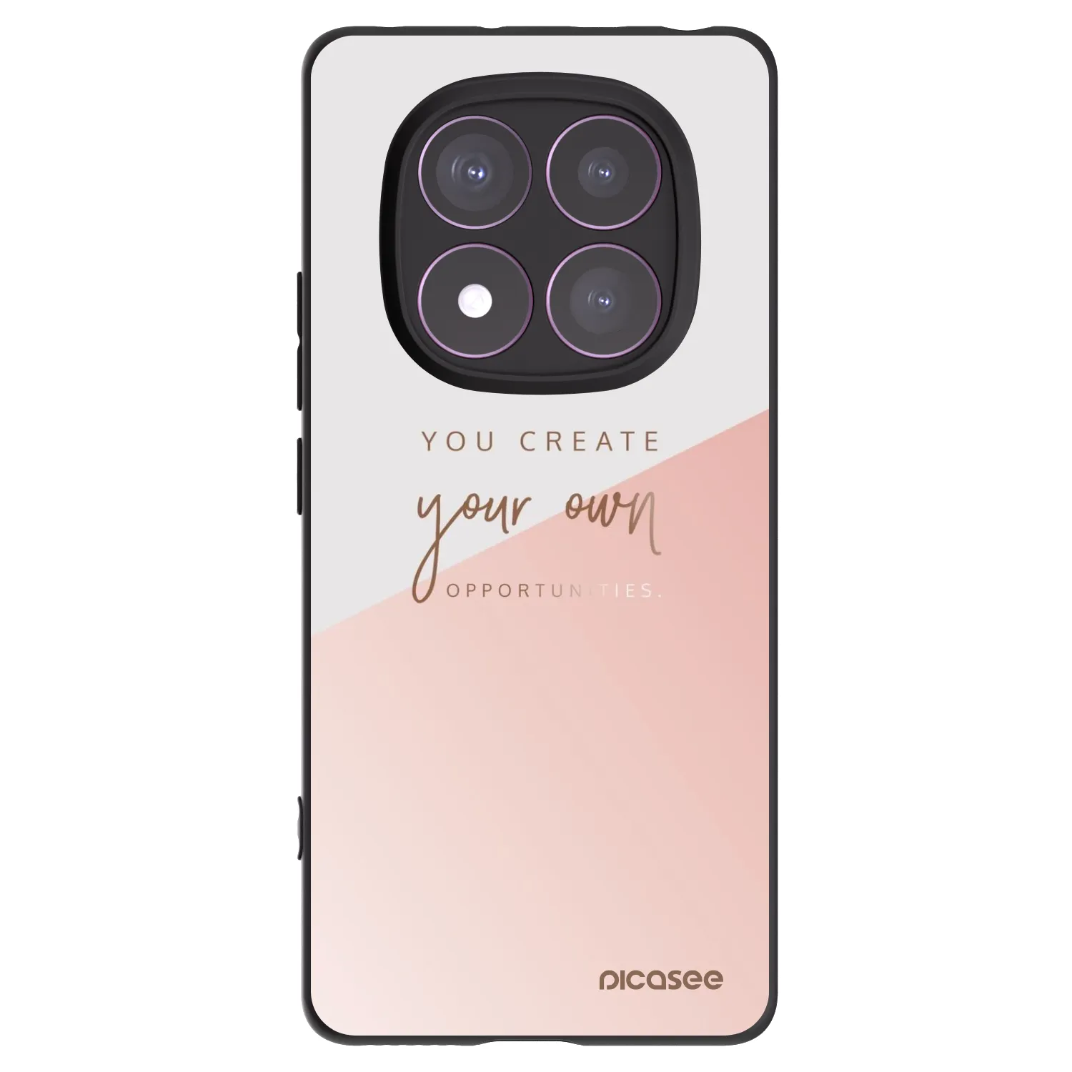 Picasee fekete szilikon tok az alábbi mobiltelefonokra Xiaomi Redmi Note 14 Pro 4G - You create your own opportunities