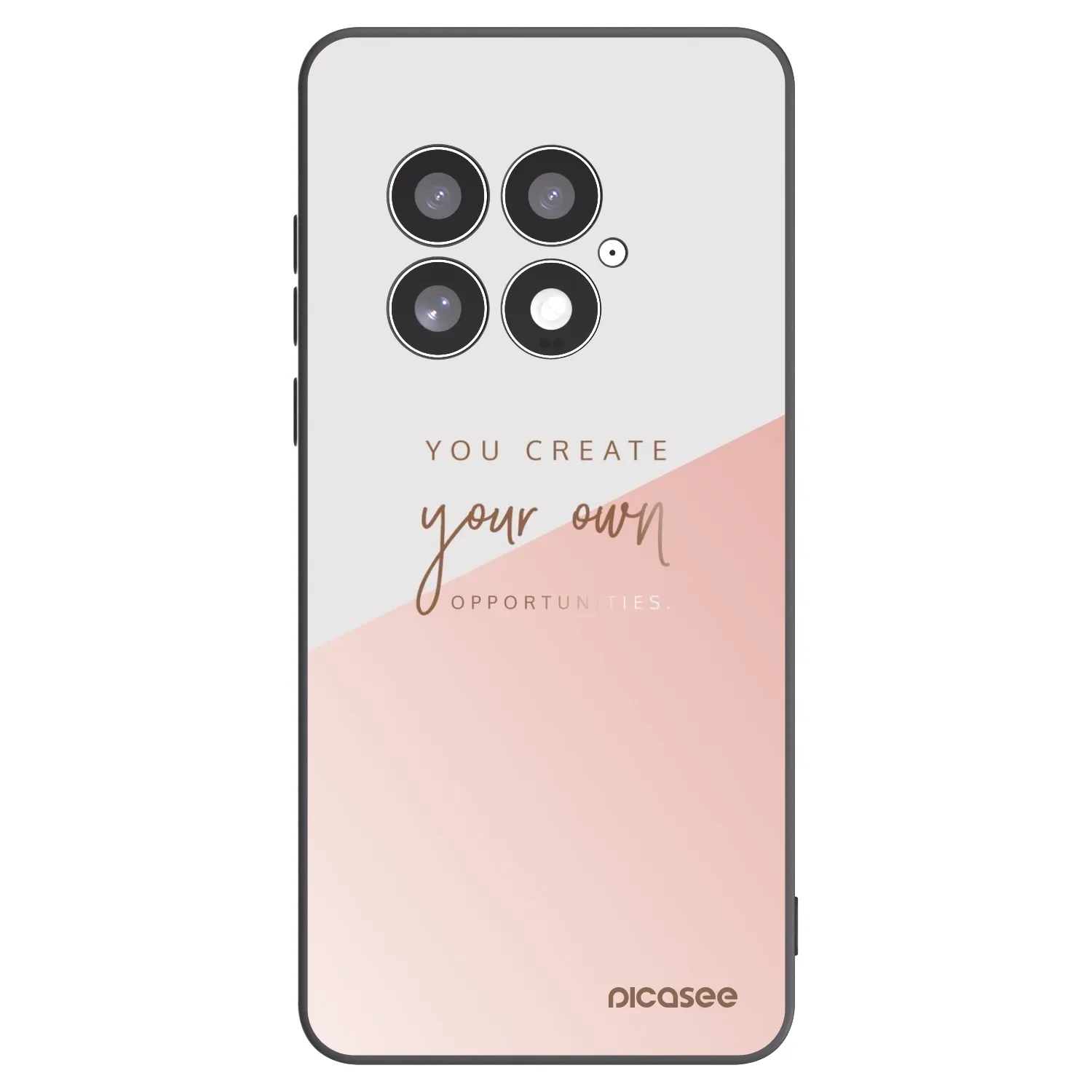 Picasee fekete szilikon tok az alábbi mobiltelefonokra OnePlus 13 5G - You create your own opportunities
