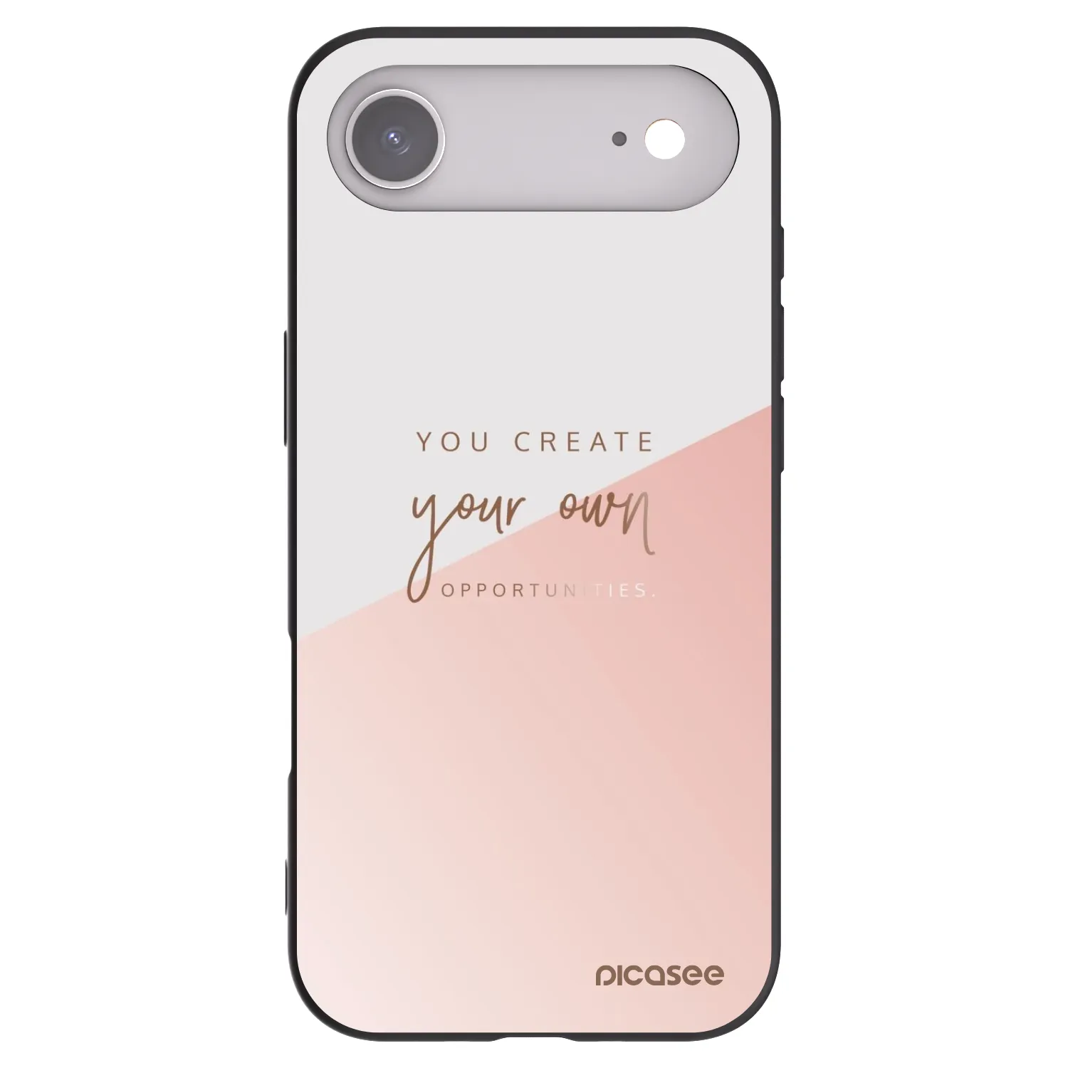 Picasee fekete szilikon tok az alábbi mobiltelefonokra Apple iPhone Air - You create your own opportunities