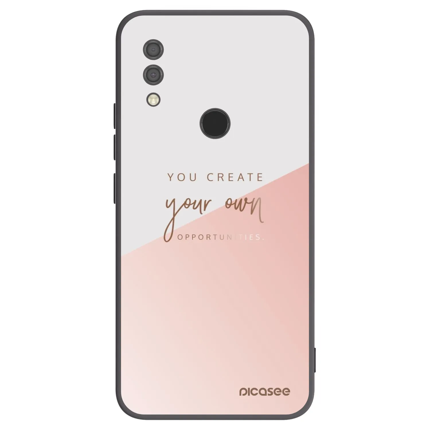 Picasee fekete szilikon tok az alábbi mobiltelefonokra Xiaomi Redmi 7 - You create your own opportunities