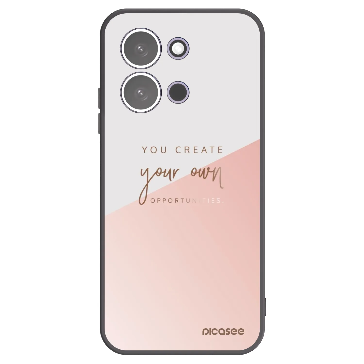 Picasee fekete szilikon tok az alábbi mobiltelefonokra Xiaomi Redmi 15C 5G - You create your own opportunities