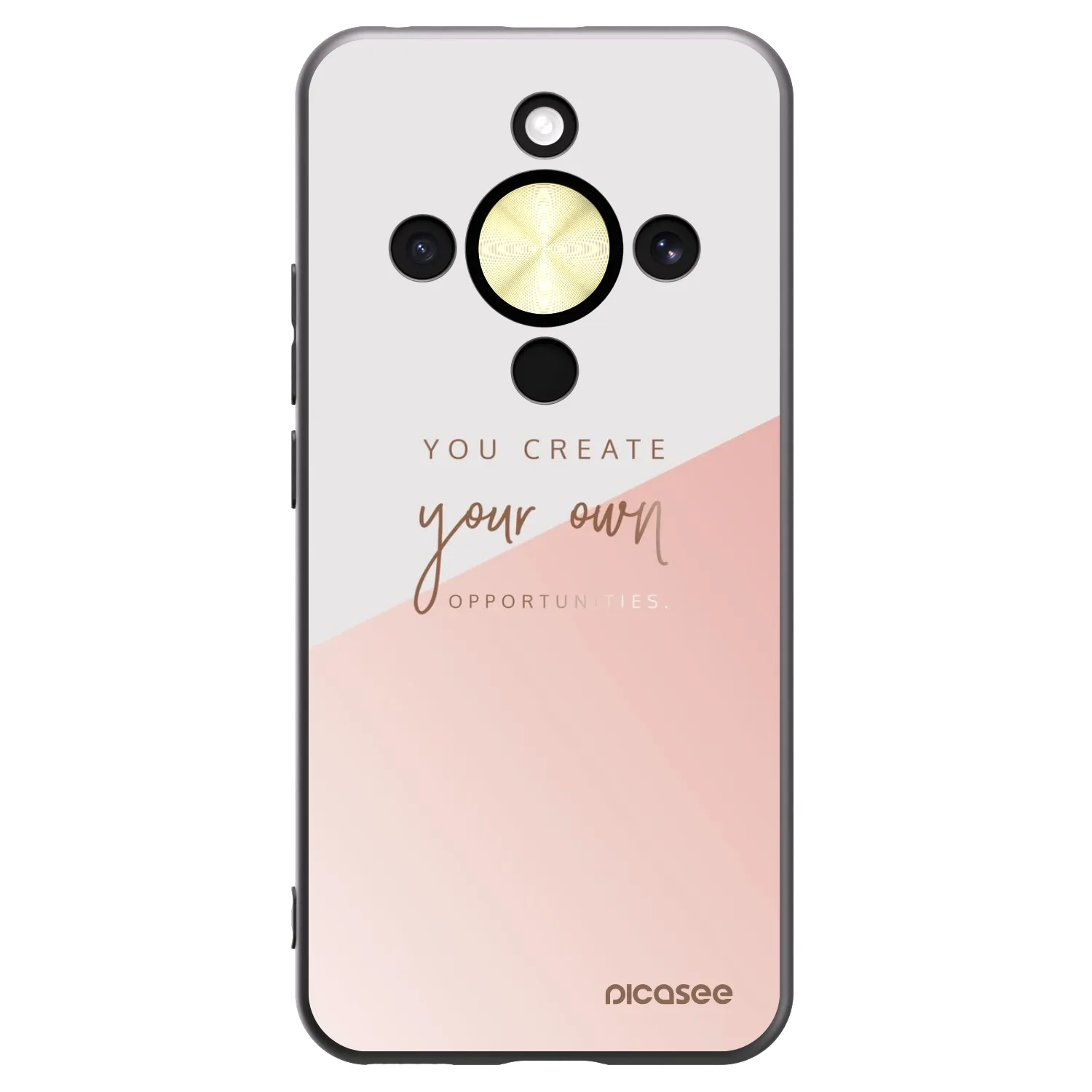 Picasee fekete szilikon tok az alábbi mobiltelefonokra Honor Magic8 Lite 5G - You create your own opportunities