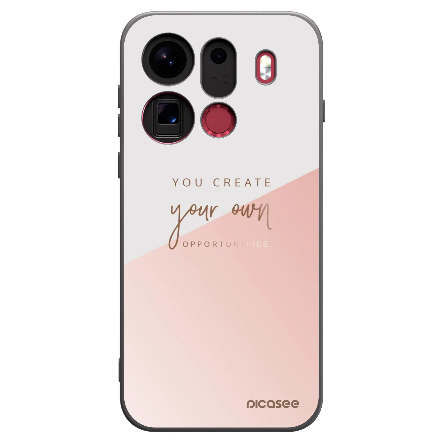 Picasee fekete szilikon tok az alábbi mobiltelefonokra OPPO Find X9 Pro - You create your own opportunities