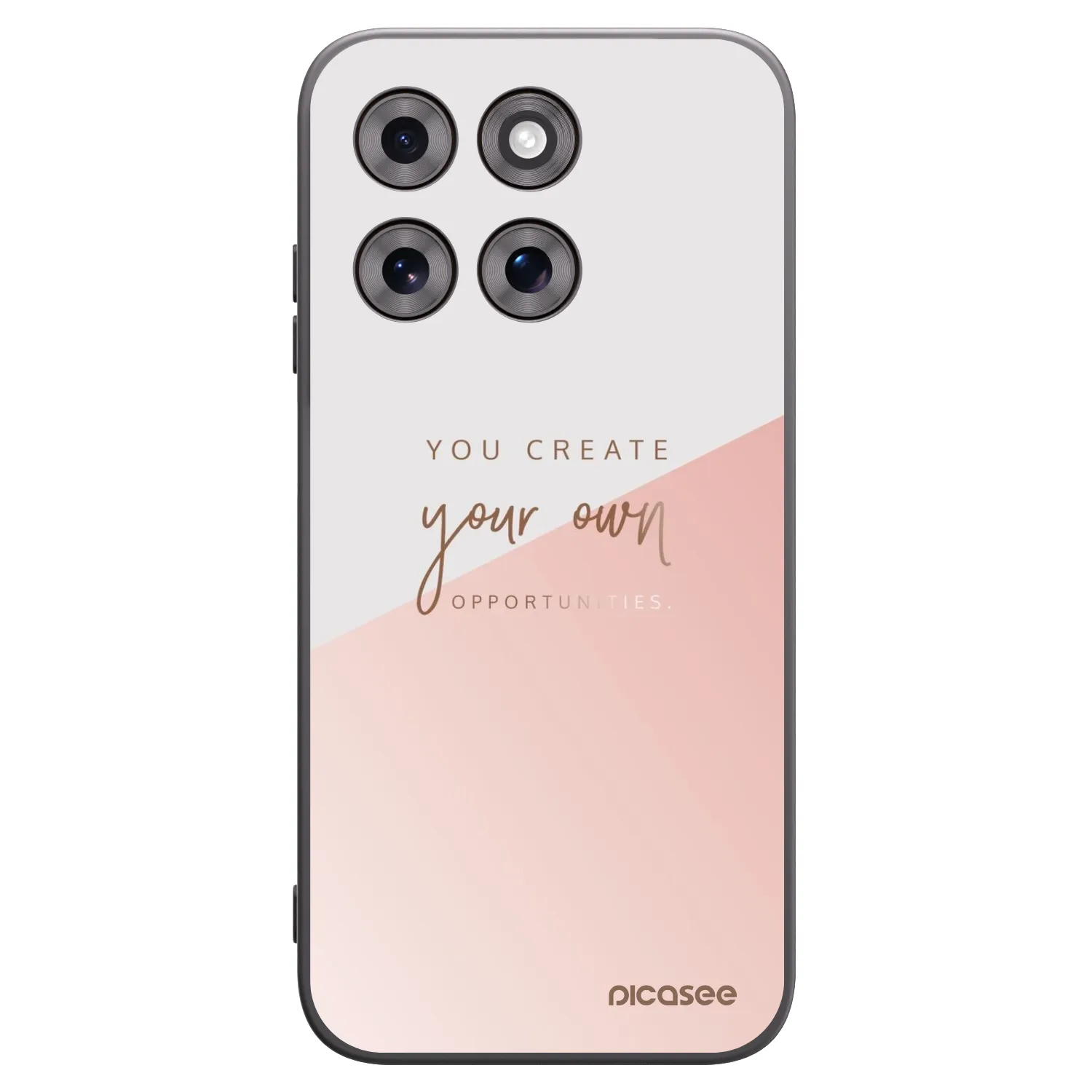 Picasee fekete szilikon tok az alábbi mobiltelefonokra Motorola Moto G77 - You create your own opportunities