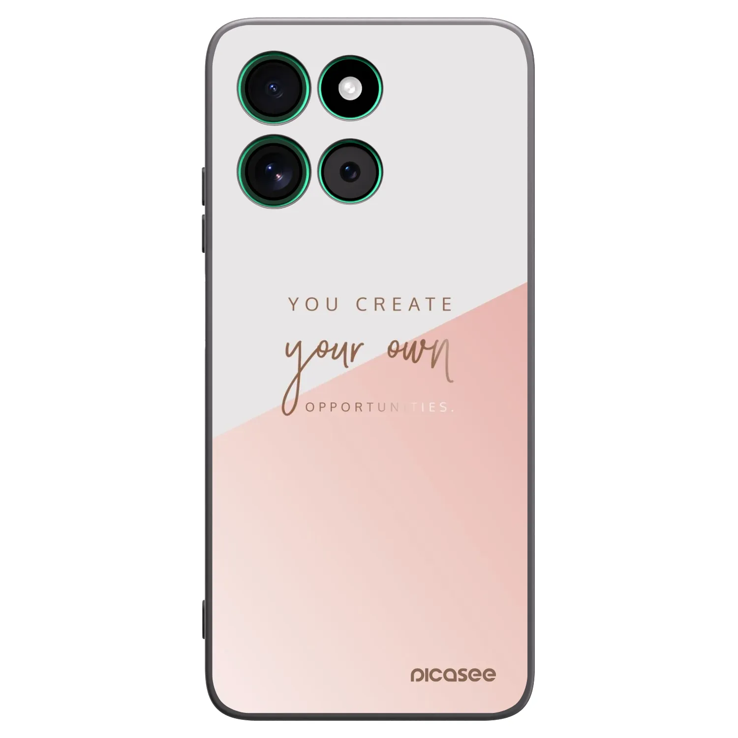 Picasee fekete szilikon tok az alábbi mobiltelefonokra Motorola Moto G57 Power - You create your own opportunities