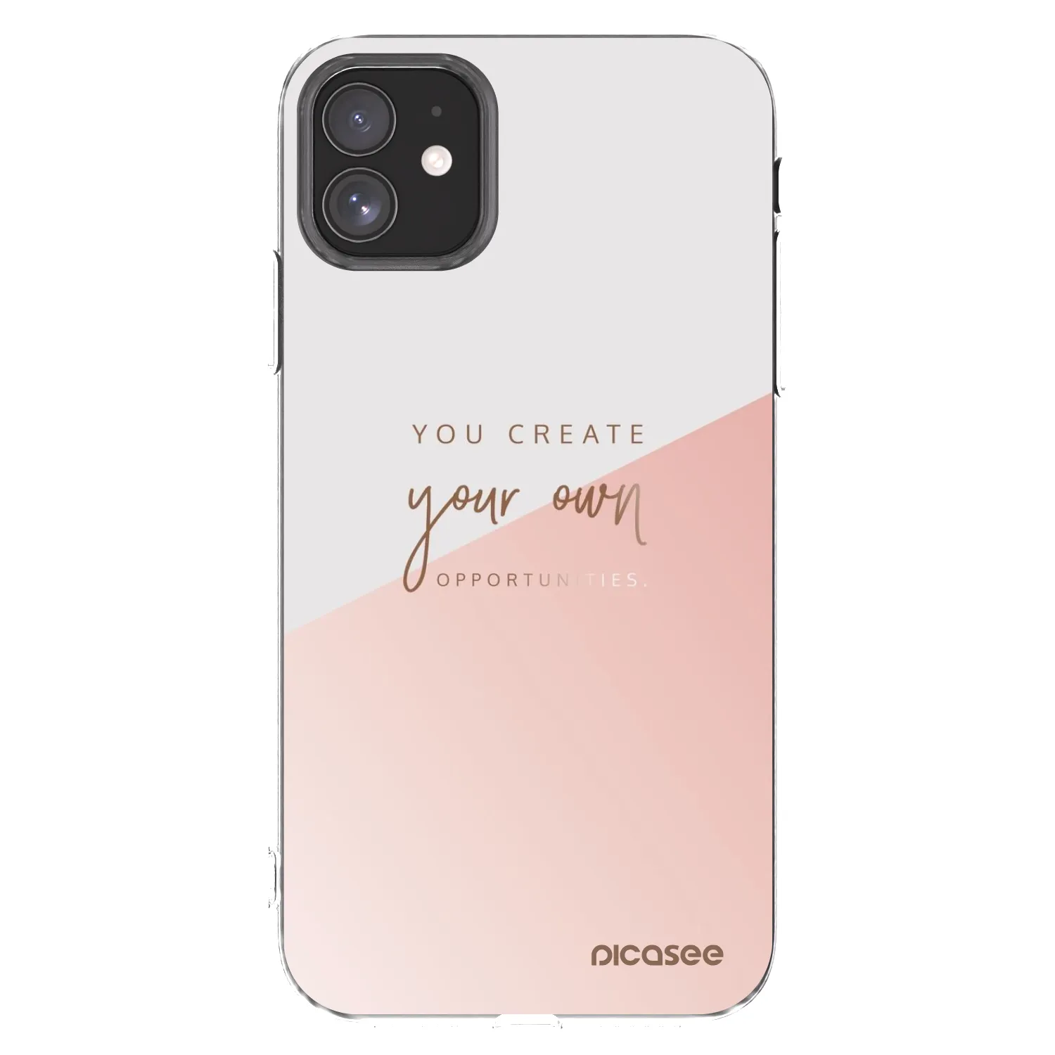 Picasee átlátszó szilikon tok az alábbi mobiltelefonokra Apple iPhone 11 - You create your own opportunities