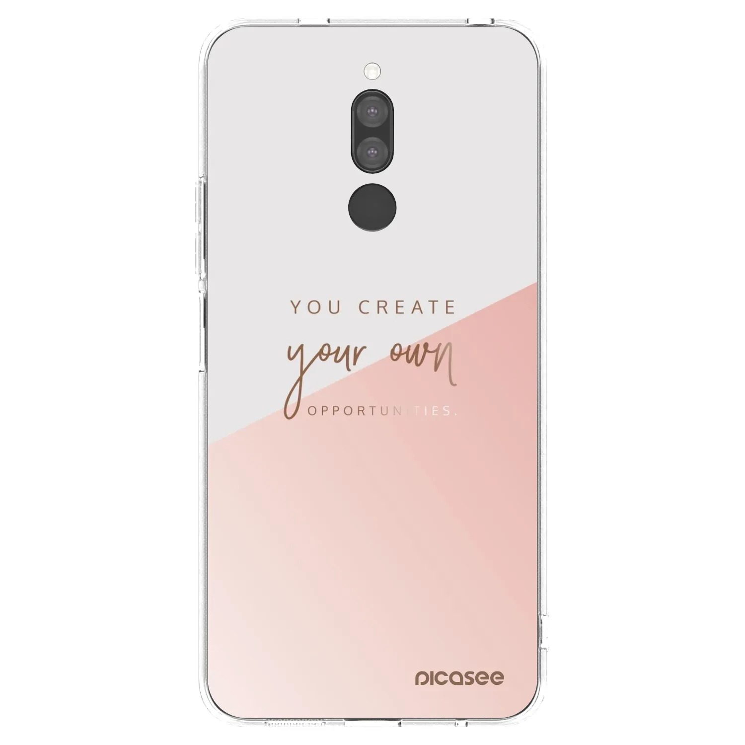 Picasee átlátszó szilikon tok az alábbi mobiltelefonokra Xiaomi Redmi 8 - You create your own opportunities