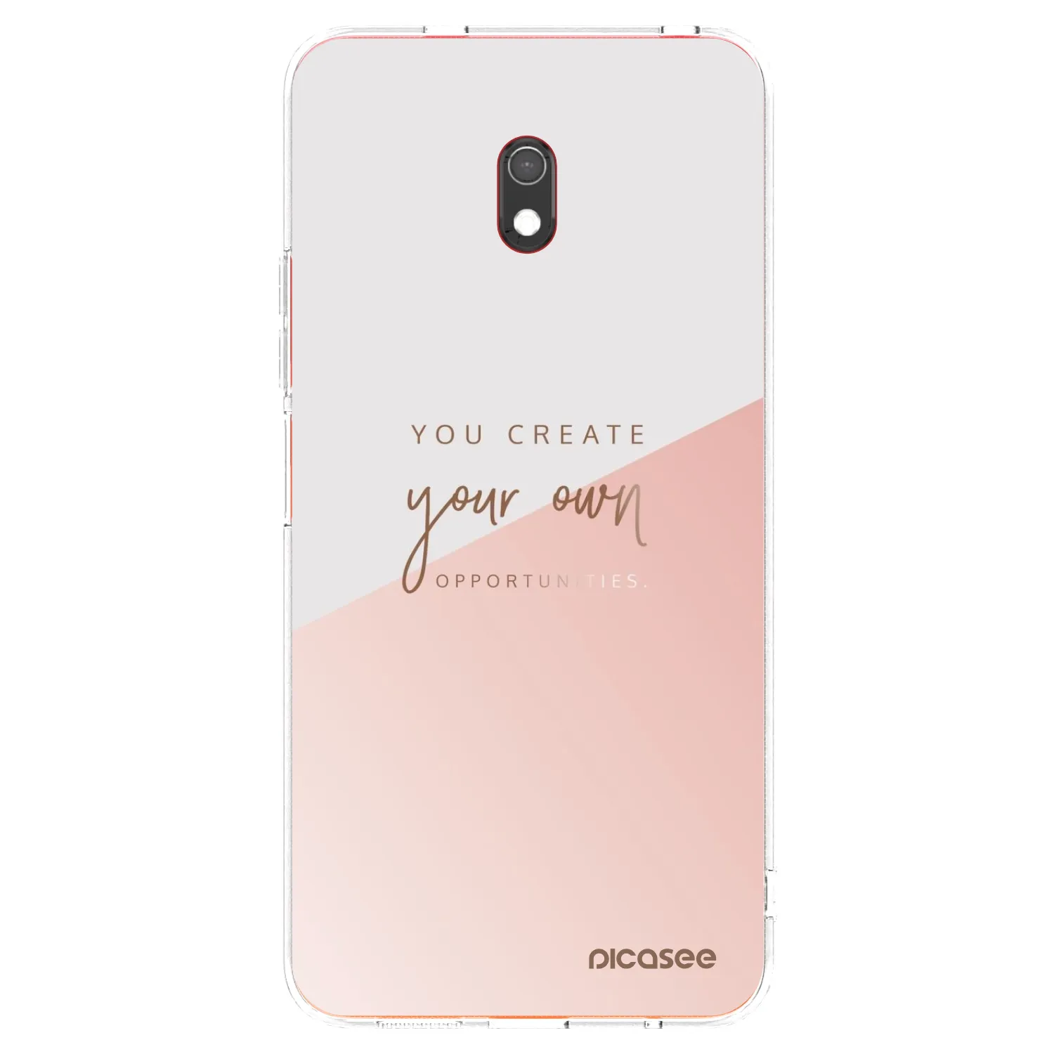 Picasee átlátszó szilikon tok az alábbi mobiltelefonokra Xiaomi Redmi 8A - You create your own opportunities