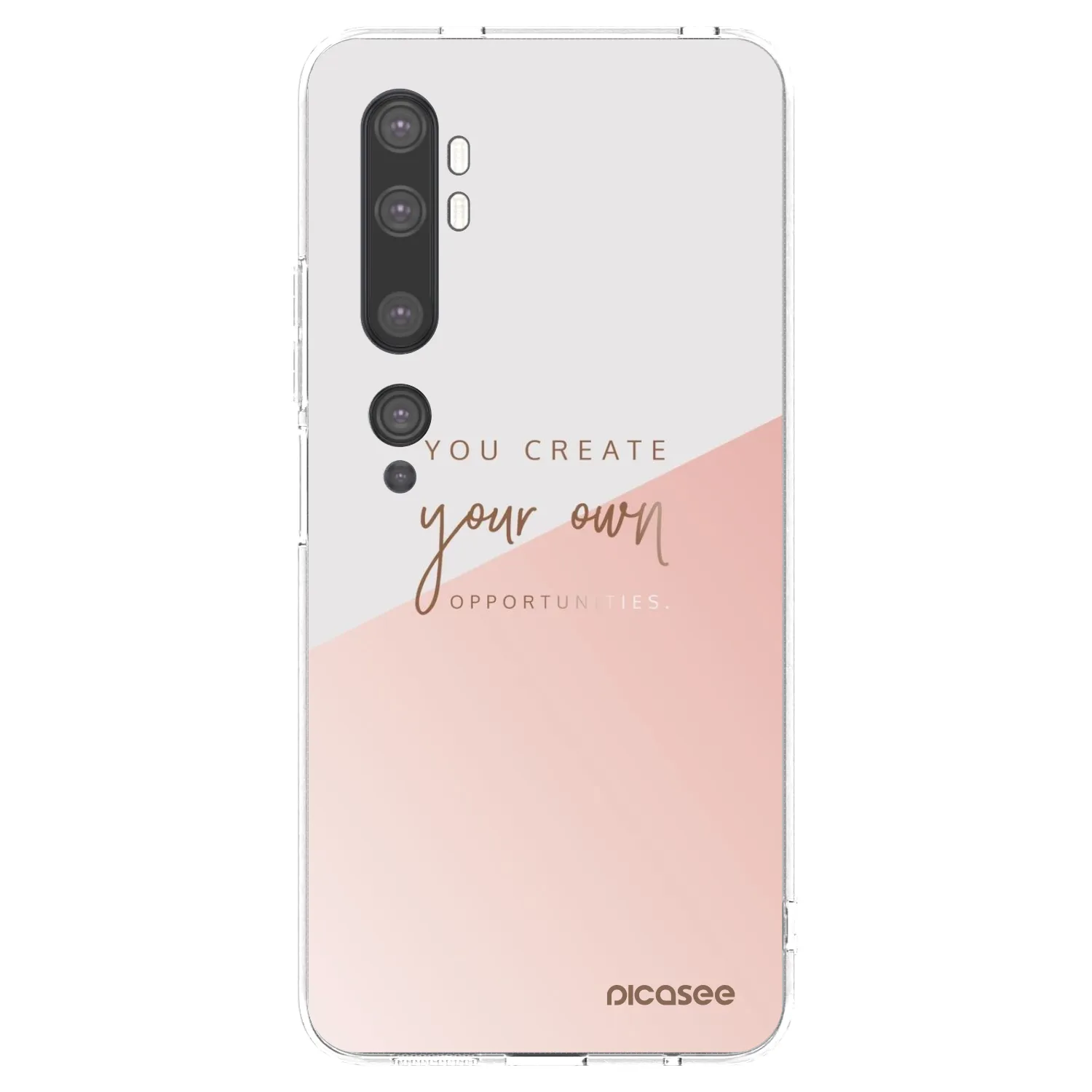 Picasee átlátszó szilikon tok az alábbi mobiltelefonokra Xiaomi Mi Note 10 (Pro) - You create your own opportunities