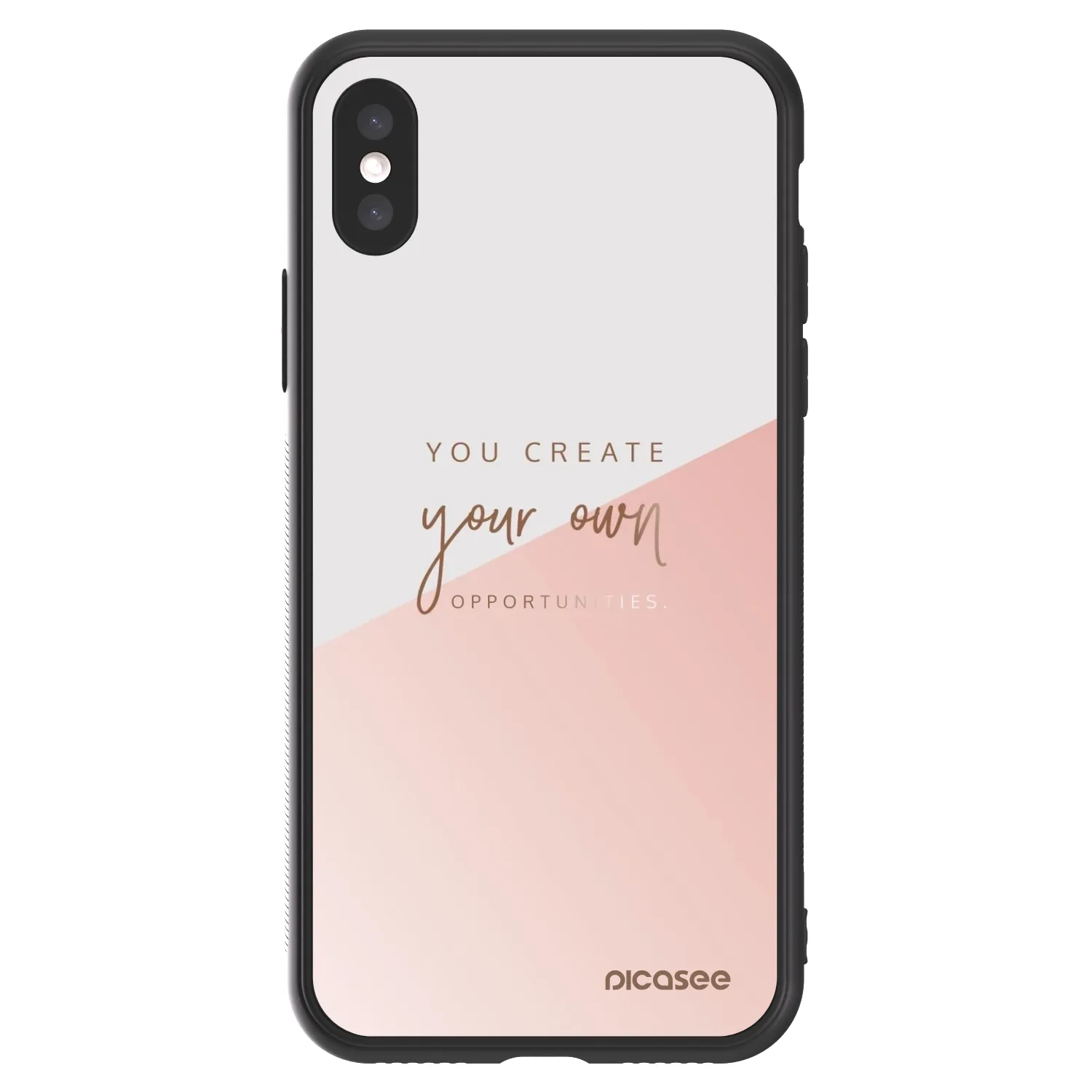 Picasee ULTIMATE CASE Apple iPhone X/XS - készülékre - You create your own opportunities