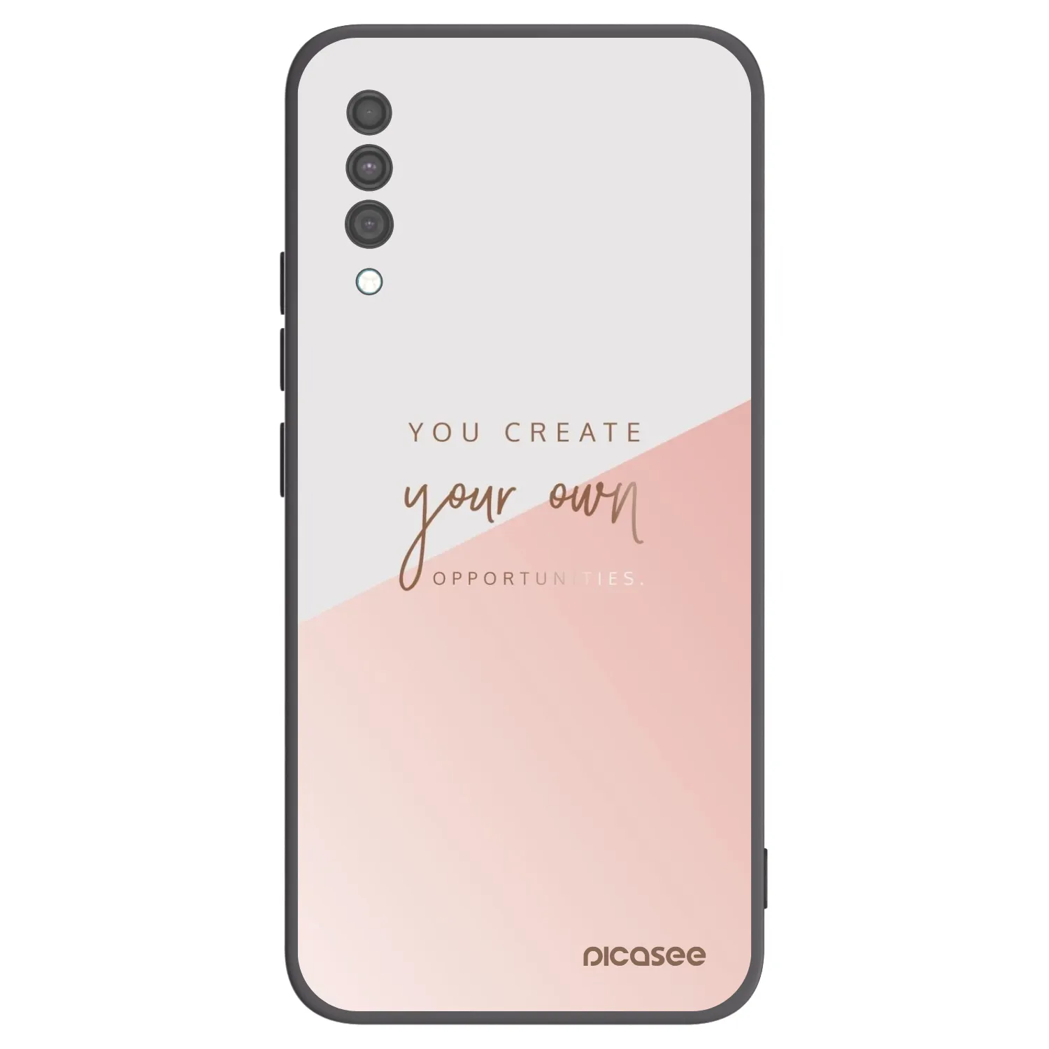 Picasee fekete szilikon tok az alábbi mobiltelefonokra Samsung Galaxy A30s A307F - You create your own opportunities