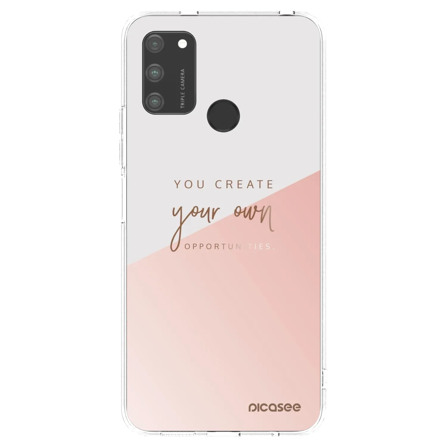 Picasee átlátszó szilikon tok az alábbi mobiltelefonokra Honor 9A - You create your own opportunities