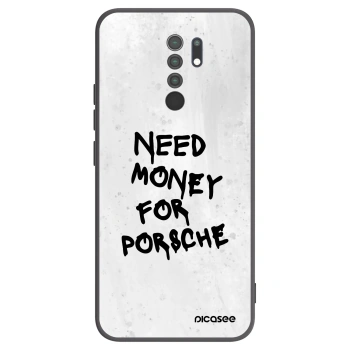 Picasee fekete szilikon tok az alábbi mobiltelefonokra Xiaomi Redmi 9 - White Dollar