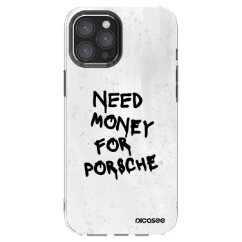 Picasee átlátszó szilikon tok az alábbi mobiltelefonokra Apple iPhone 12 Pro Max - White Dollar