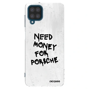 Picasee átlátszó szilikon tok az alábbi mobiltelefonokra Samsung Galaxy A12 A125F - White Dollar