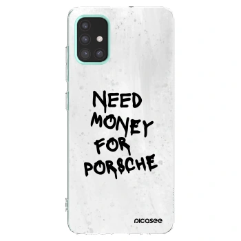 Picasee átlátszó szilikon tok az alábbi mobiltelefonokra Samsung Galaxy M31s - White Dollar
