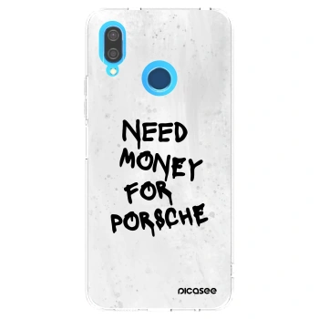 Picasee átlátszó szilikon tok az alábbi mobiltelefonokra Huawei P20 Lite - White Dollar