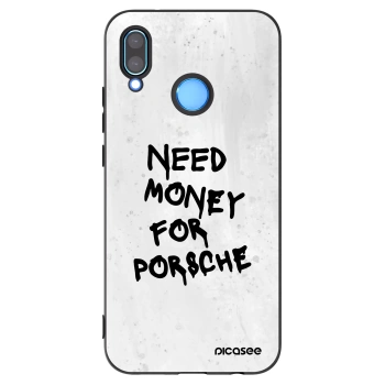 Picasee fekete szilikon tok az alábbi mobiltelefonokra Huawei P20 Lite - White Dollar