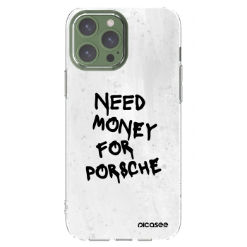 Picasee átlátszó szilikon tok az alábbi mobiltelefonokra Apple iPhone 13 Pro Max - White Dollar