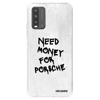 Picasee átlátszó szilikon tok az alábbi mobiltelefonokra Xiaomi Redmi 9T - White Dollar