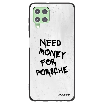 Picasee fekete szilikon tok az alábbi mobiltelefonokra Samsung Galaxy A22 A225F 4G - White Dollar