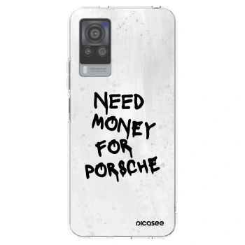 Picasee átlátszó szilikon tok az alábbi mobiltelefonokra Vivo X60 Pro 5G - White Dollar