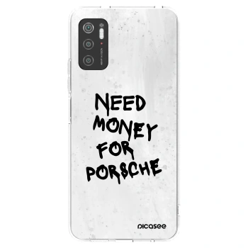 Picasee átlátszó szilikon tok az alábbi mobiltelefonokra Xiaomi Poco M3 Pro 5G - White Dollar