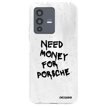 Picasee átlátszó szilikon tok az alábbi mobiltelefonokra Vivo V23 5G - White Dollar