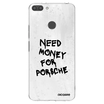 Picasee átlátszó szilikon tok az alábbi mobiltelefonokra Huawei P Smart - White Dollar