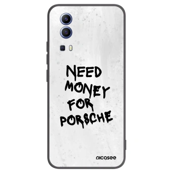 Picasee fekete szilikon tok az alábbi mobiltelefonokra Vivo Y52 5G - White Dollar