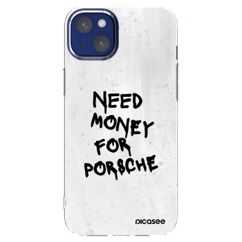 Picasee átlátszó szilikon tok az alábbi mobiltelefonokra Apple iPhone 14 Plus - White Dollar