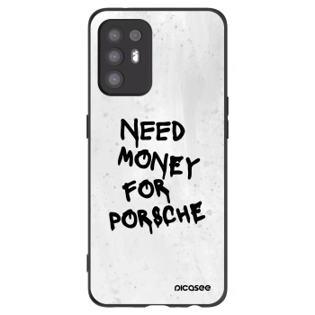 Picasee fekete szilikon tok az alábbi mobiltelefonokra OPPO A94 5G - White Dollar