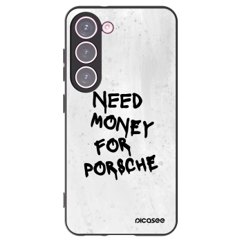 Picasee fekete szilikon tok az alábbi mobiltelefonokra Samsung Galaxy S23 5G - White Dollar