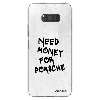 Picasee átlátszó szilikon tok az alábbi mobiltelefonokra Samsung Galaxy S8 G950F - White Dollar