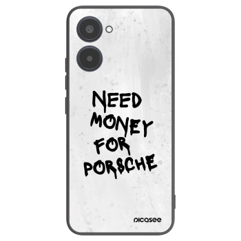 Picasee fekete szilikon tok az alábbi mobiltelefonokra Realme 10 4G - White Dollar