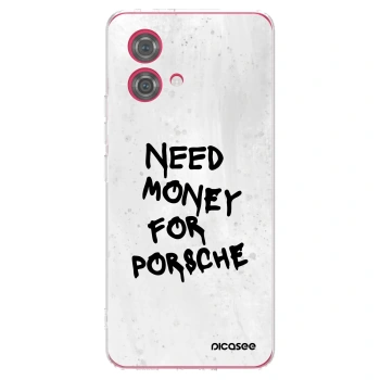 Picasee átlátszó szilikon tok az alábbi mobiltelefonokra Motorola Moto G84 5G - White Dollar