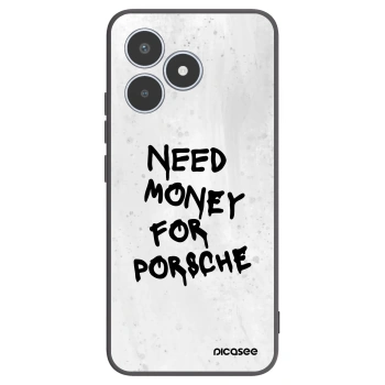 Picasee fekete szilikon tok az alábbi mobiltelefonokra Realme C53 - White Dollar