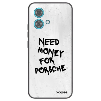 Picasee fekete szilikon tok az alábbi mobiltelefonokra Motorola Edge 40 Neo - White Dollar