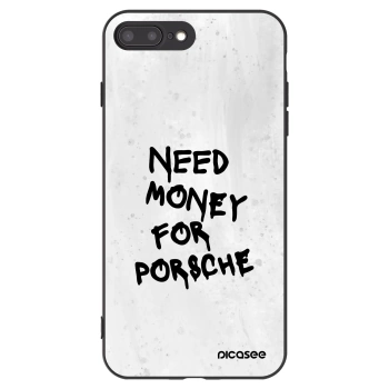 Picasee fekete szilikon tok az alábbi mobiltelefonokra Apple iPhone 7 Plus - White Dollar