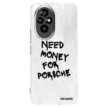 Picasee átlátszó szilikon tok az alábbi mobiltelefonokra Honor 200 Pro 5G - White Dollar