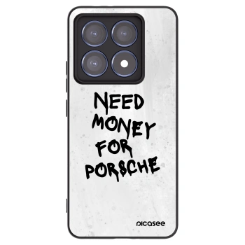 Picasee fekete szilikon tok az alábbi mobiltelefonokra Xiaomi 14T Pro - White Dollar