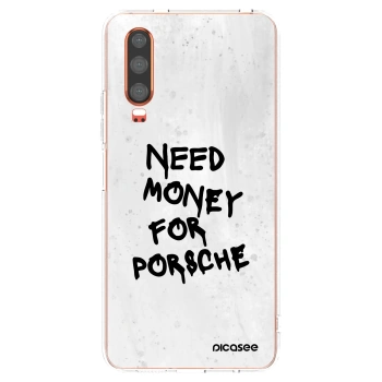 Picasee átlátszó szilikon tok az alábbi mobiltelefonokra Huawei P30 - White Dollar