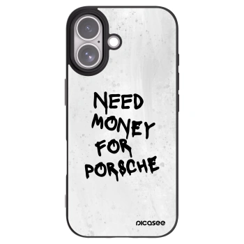 Picasee fekete szilikon tok az alábbi mobiltelefonokra Apple iPhone 17 - White Dollar