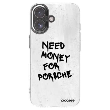 Picasee átlátszó szilikon tok az alábbi mobiltelefonokra Apple iPhone 17 - White Dollar