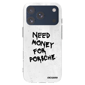 Picasee átlátszó szilikon tok az alábbi mobiltelefonokra Apple iPhone 17 Pro - White Dollar