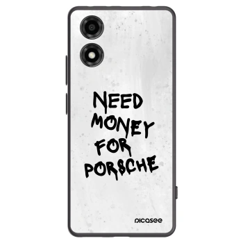 Picasee fekete szilikon tok az alábbi mobiltelefonokra Motorola Moto E14 - White Dollar